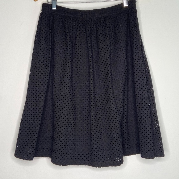 🌵Lark & Ro Black Eyelet Midi Skirt - Picture 3 of 5